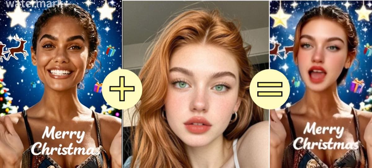 Good face photo examples for face swap — front-facing, well-lit, high resolution